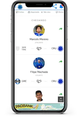 CRUZEIRO PLAY android App screenshot 1